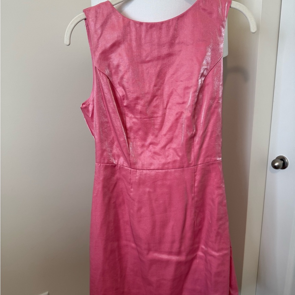 Elegant Pink Sleeveless Dress